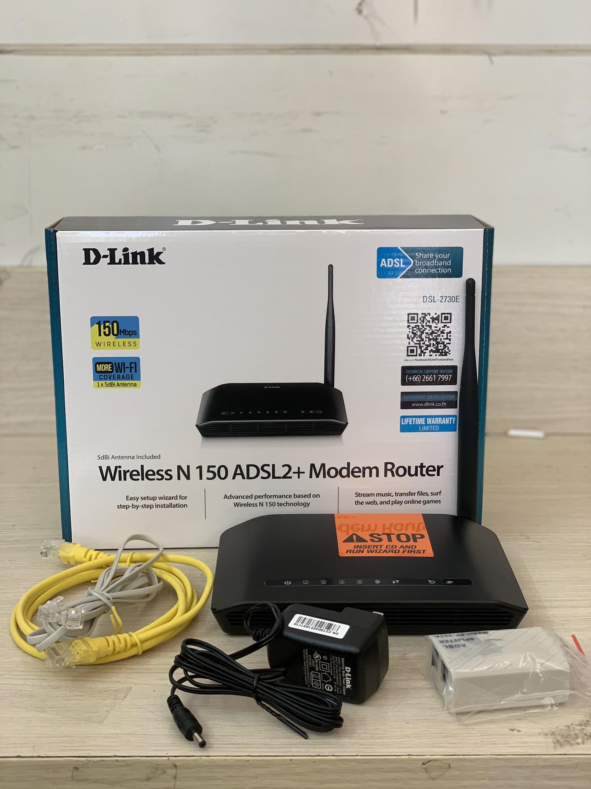 Modem Router WiFi D-LINK DSL-2730E