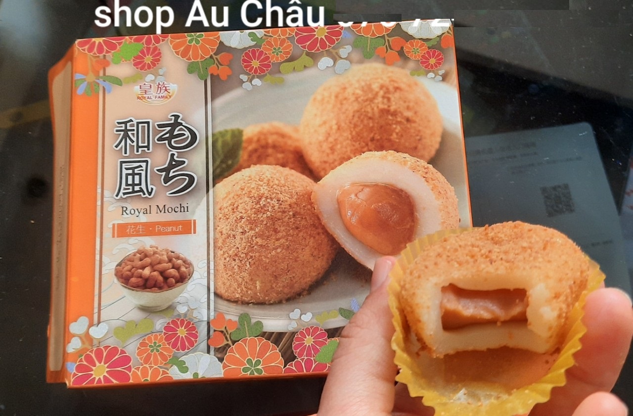 Bánh mochi nhân đậu phộng Royal Family hộp 152g