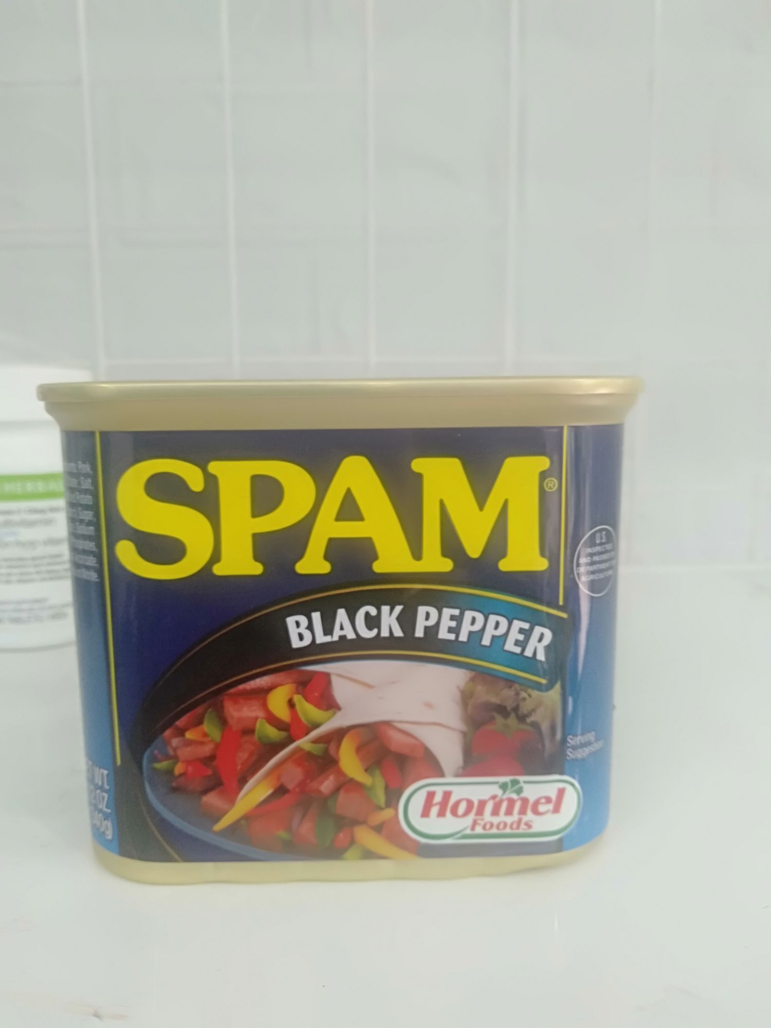 Thịt Hộp Spam Black Pepper 340g