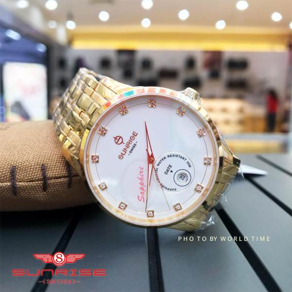 Nơi bán Đồng Hồ Nam Sunrise DM770SWA Full hộp , túi , thẻ bảo hành hãng , Sapphire chống xước , chống nước