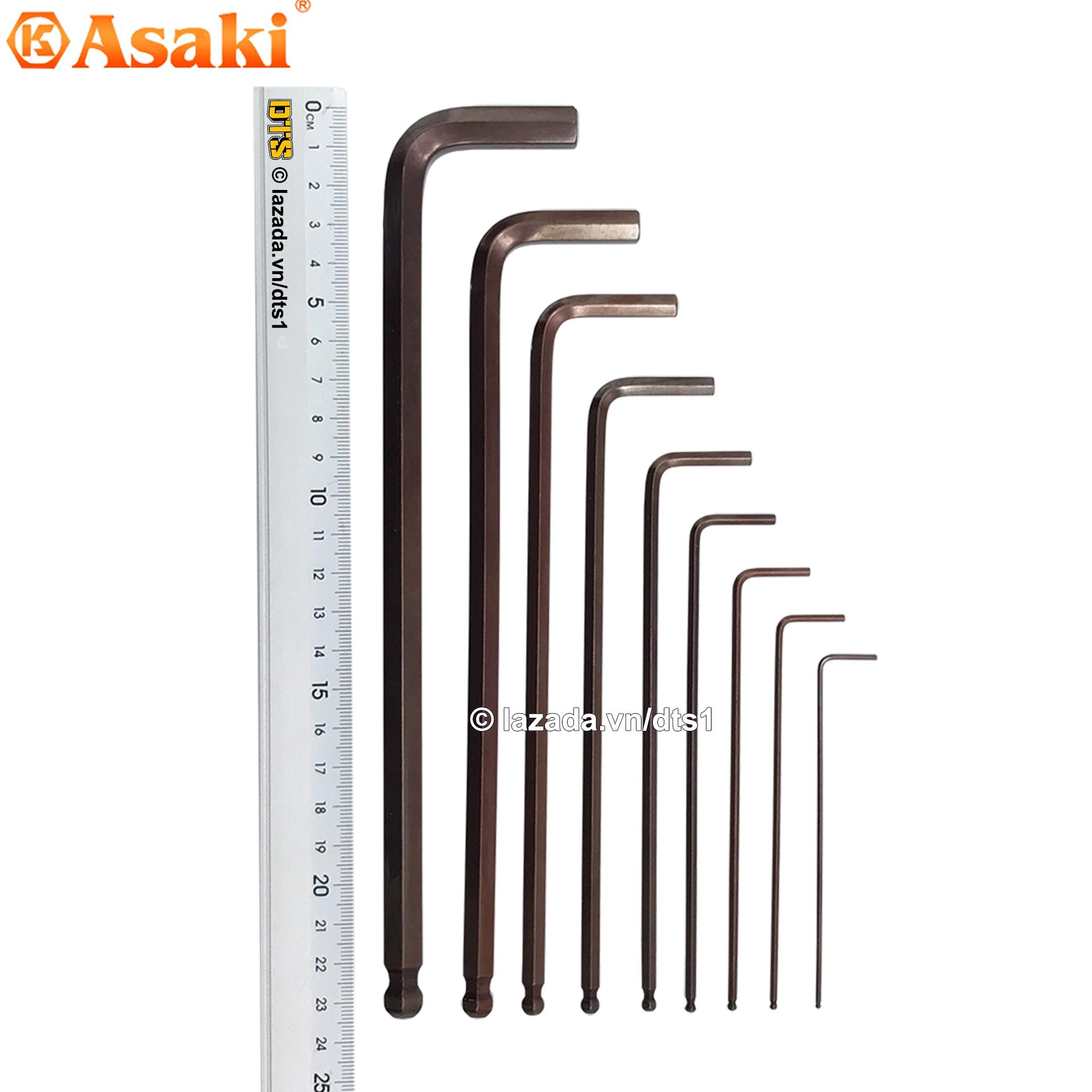 Bộ lục giác bi Asaki AK-7408