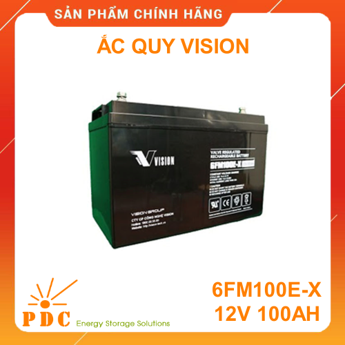 Ắc quy viễn thông Vision 6FM100E-X 12V 100AH