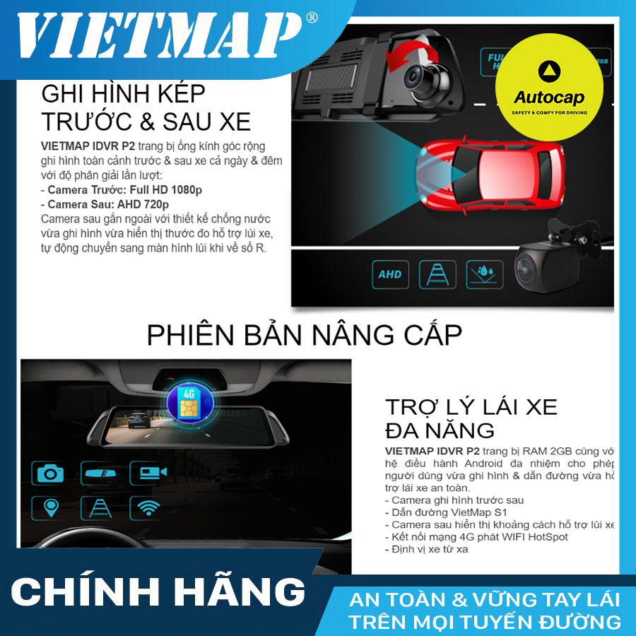 Camera hành trình VIETMAP iDVR P2