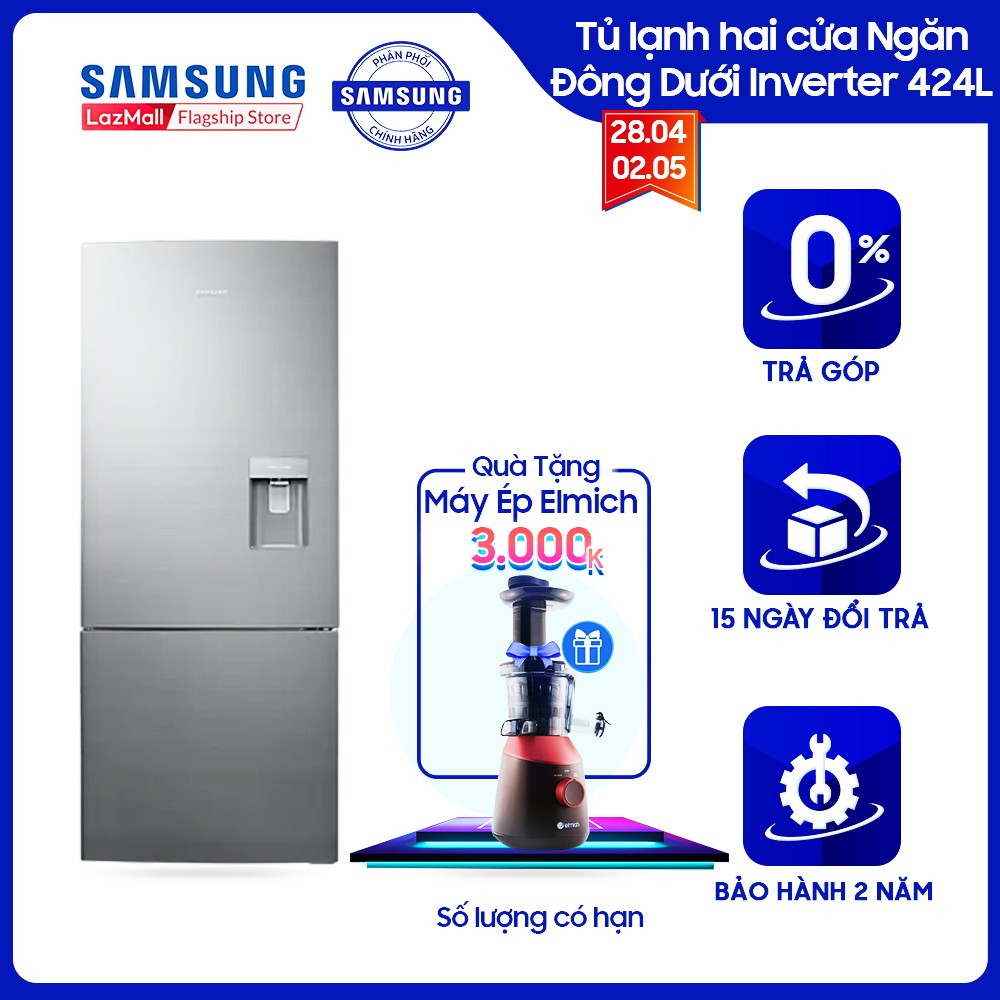 Tủ Lạnh Inverter Samsung RL4034SBAS8/SV 424L