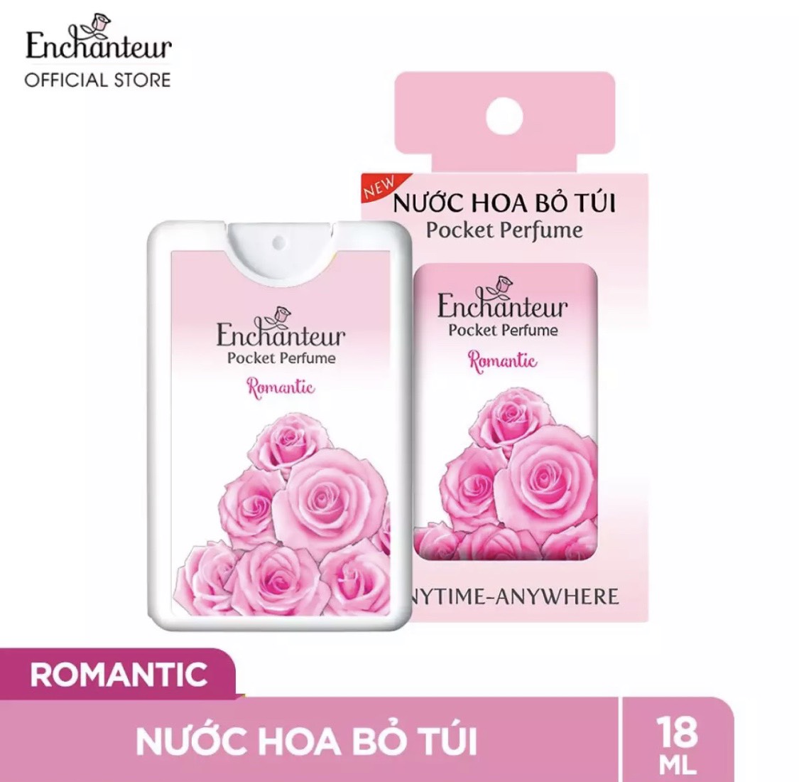 Nước Hoa Nữ Bỏ Túi Enchanteur Romantic 18ml