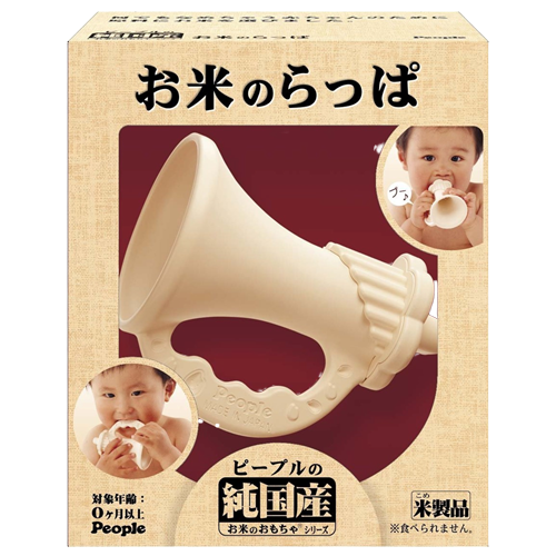 Ngậm nướu bằng gạo nhật bản Mochi Trumpet Natural People KM017