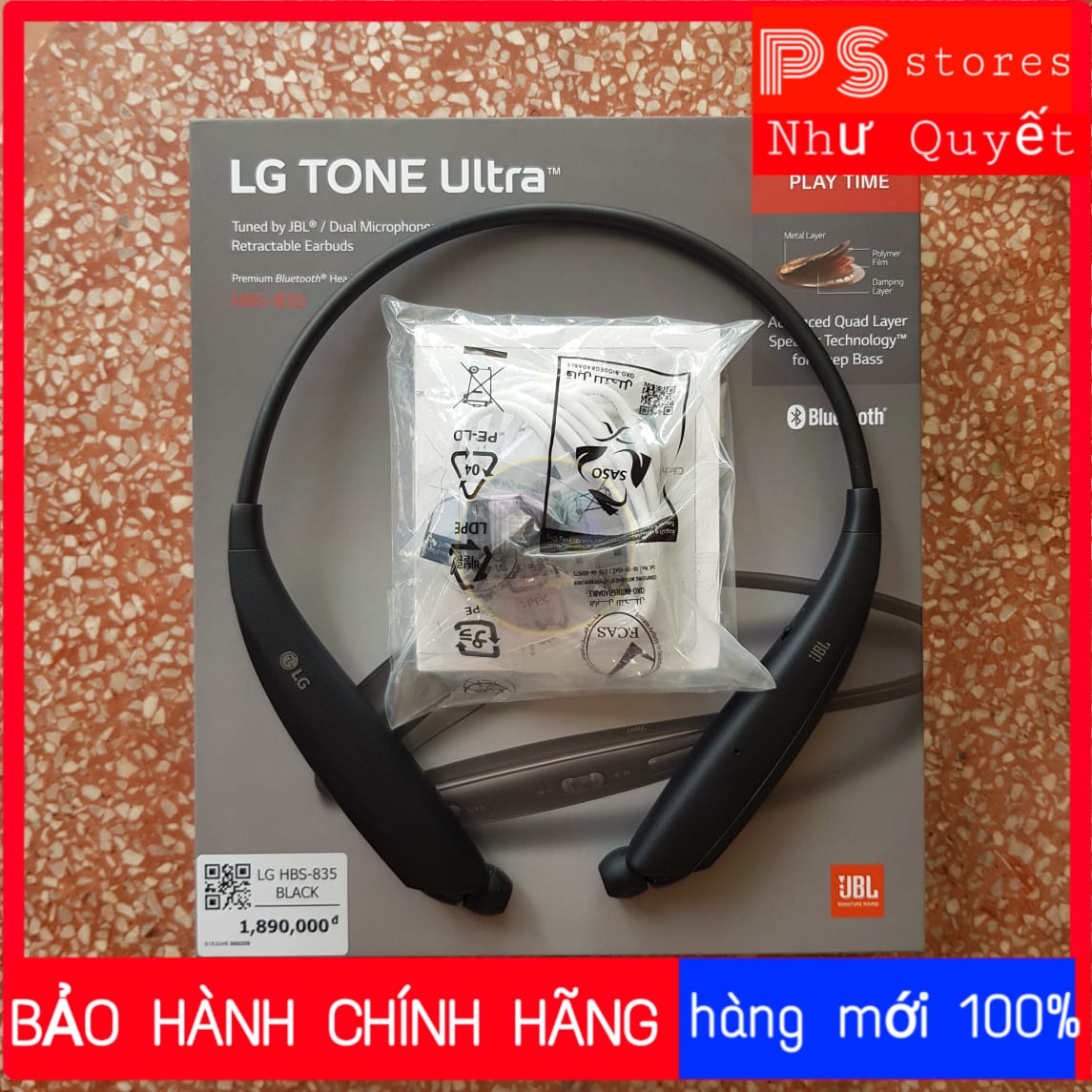 Tai nghe Bluetooth LG HBS-835
