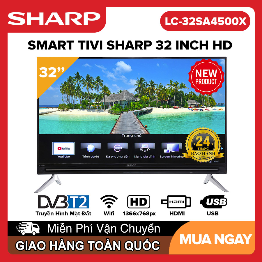 Smart Tivi Sharp Full HD 2T-C32CE1X 32 inch