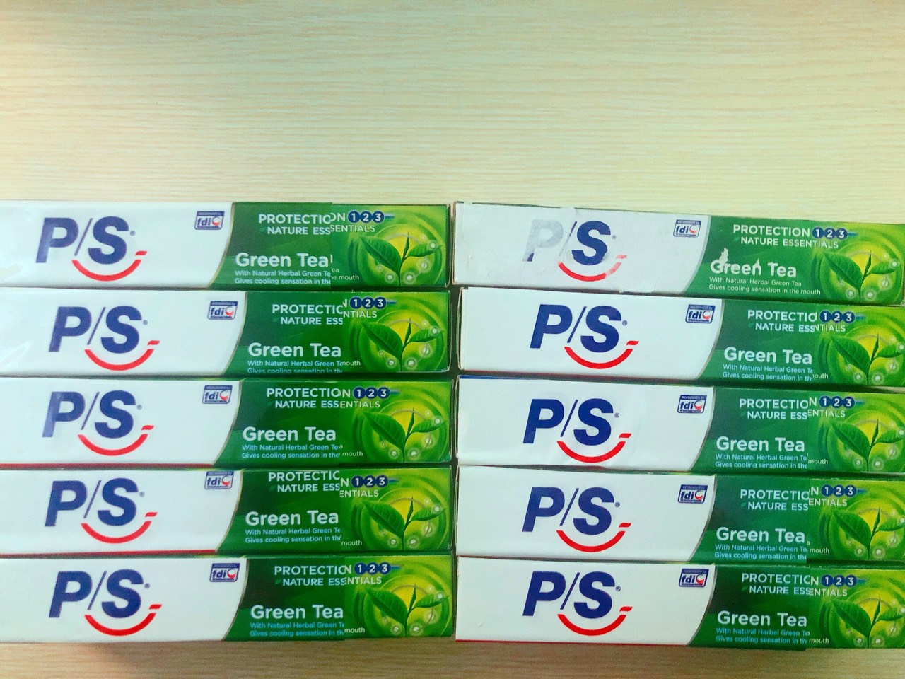 Kem Đánh Răng PS Trà Xanh 30g Combo 10 hộp