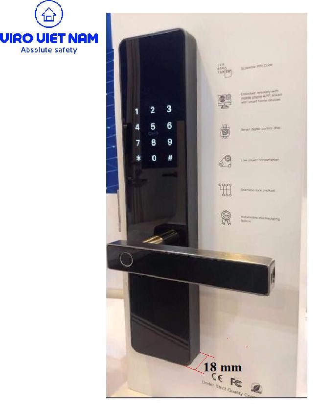 Khóa cửa vân tay 4in1 Viro-Smartlock VR-G11A