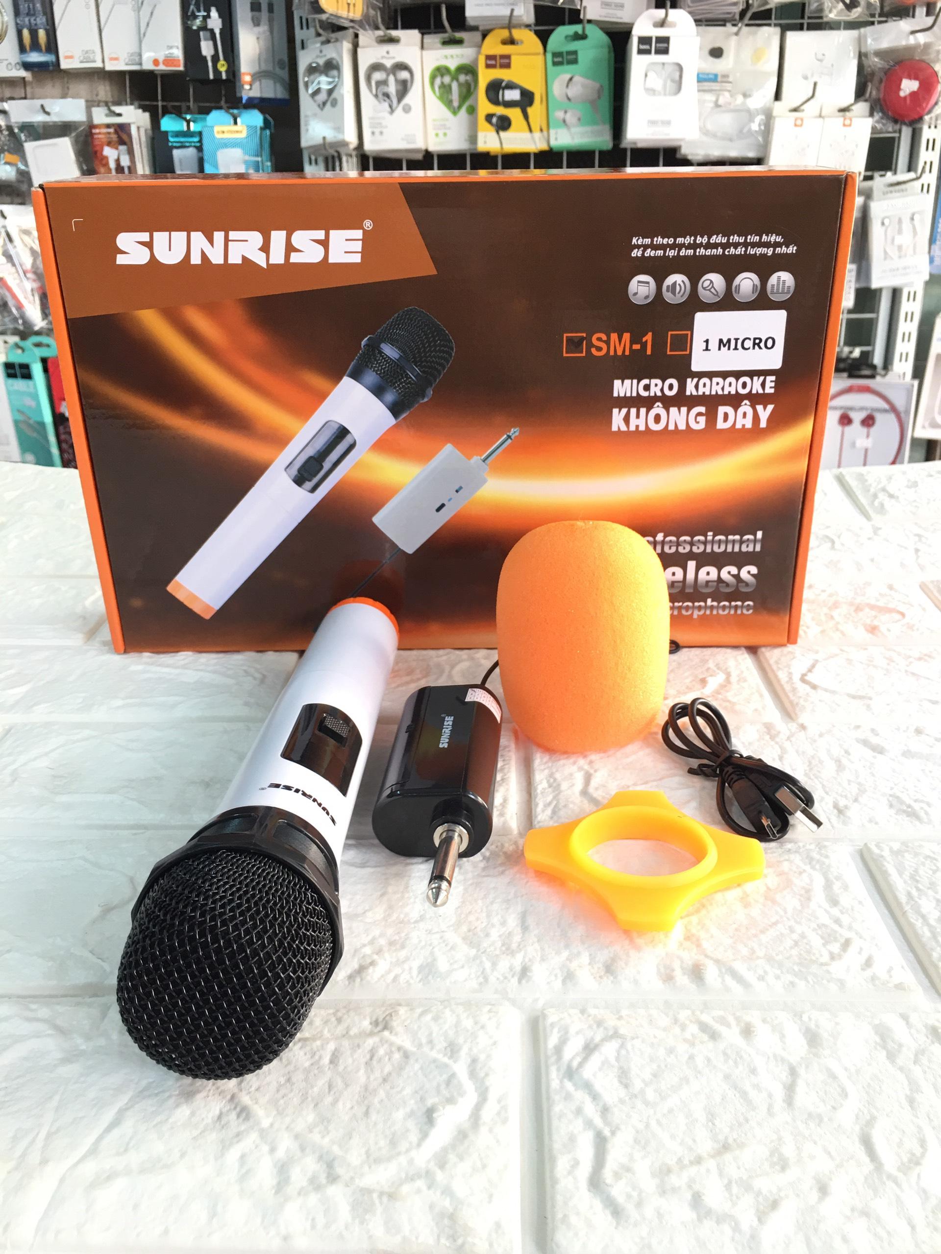 Micro Không Dây Cho Loa Kéo Sunrise SM-1