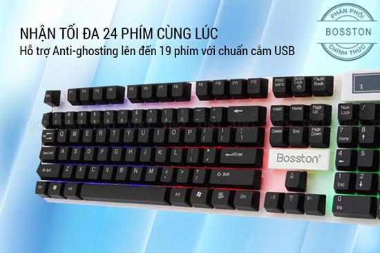Bàn phím Bosston G808 LED