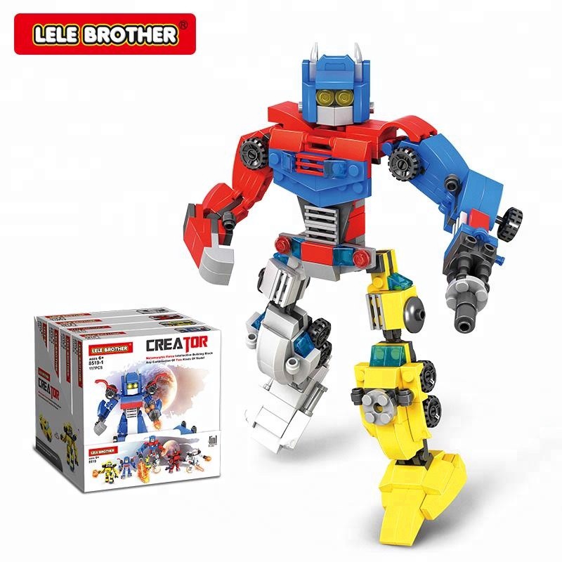 Hộp 4 bộ Lắp Ráp Chiến Binh Lele Brother 8519