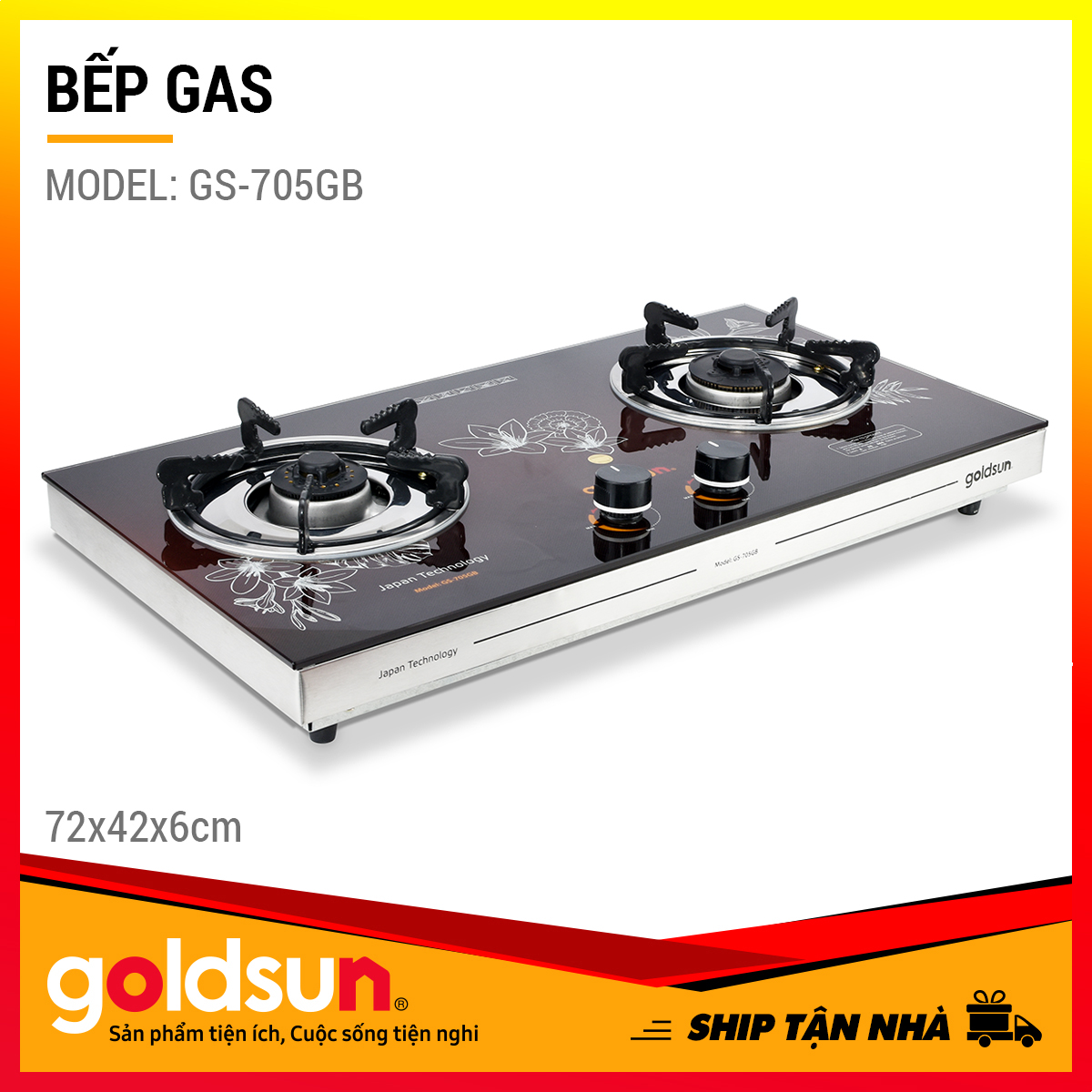 Bếp gas Goldsun GS-705GB