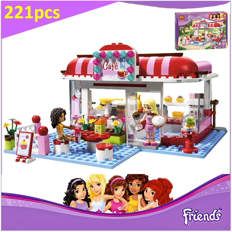 Lắp ráp lego friends 10162 - tiệm cà phê công viên thành phố