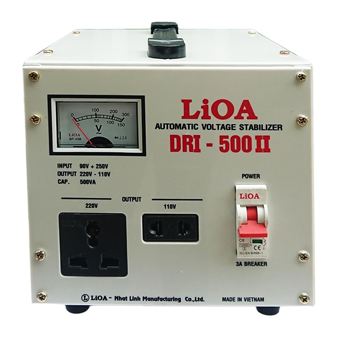 ỔN ÁP 1 PHA LIOA DRI-500II