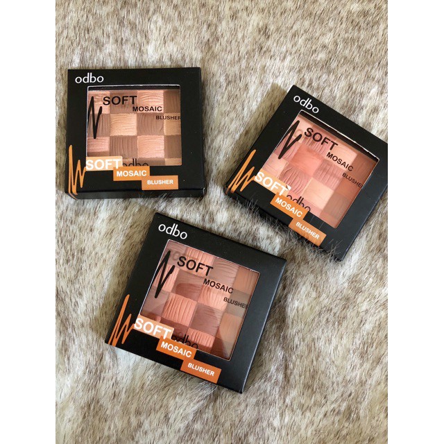 Má Hồng Odbo Soft Mosaic Blusher