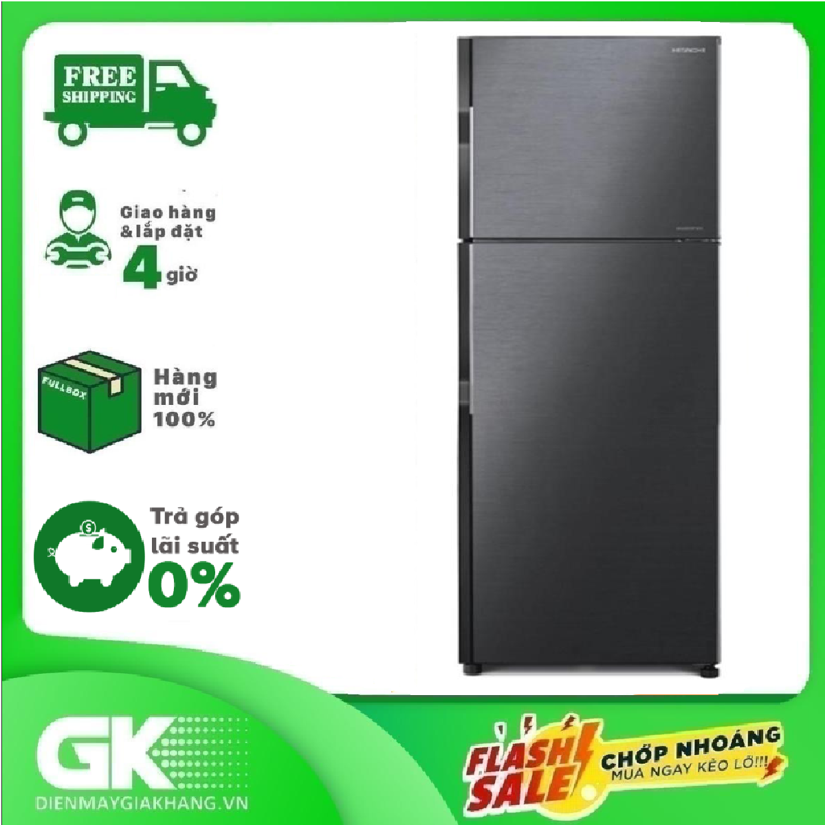 Tủ Lạnh Hitachi RH200PGV7 200L