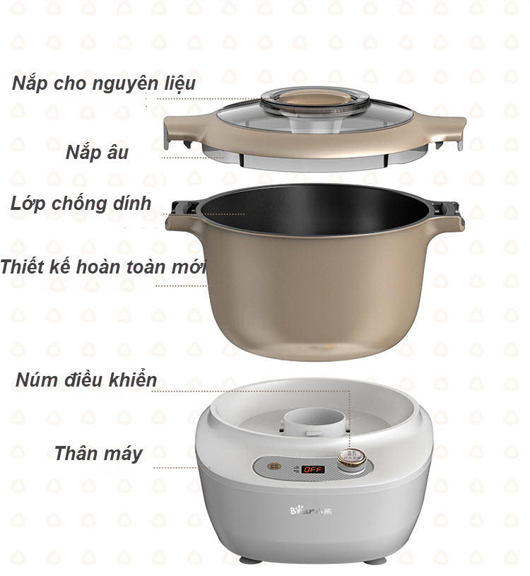 Máy nhồi bột Bear HMJ-A50E2