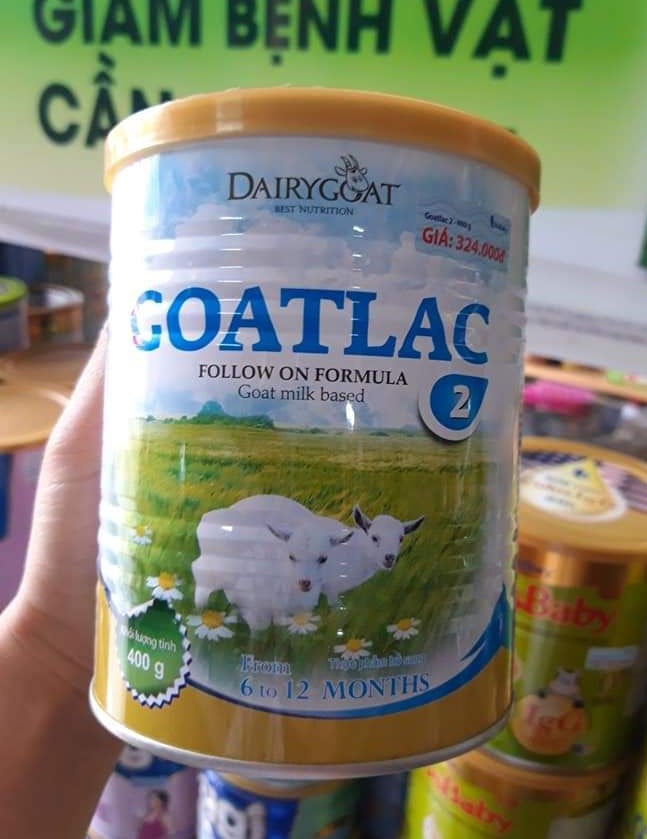 Sữa dê Goatlac 2 400g (6-12 tháng)