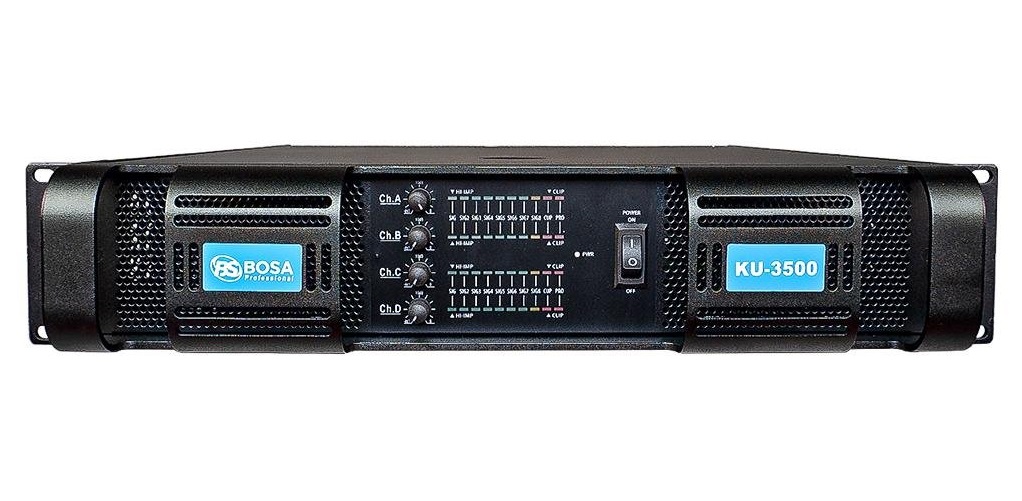 Cục đẩy công suất 4 kênh Bosa KU-3500