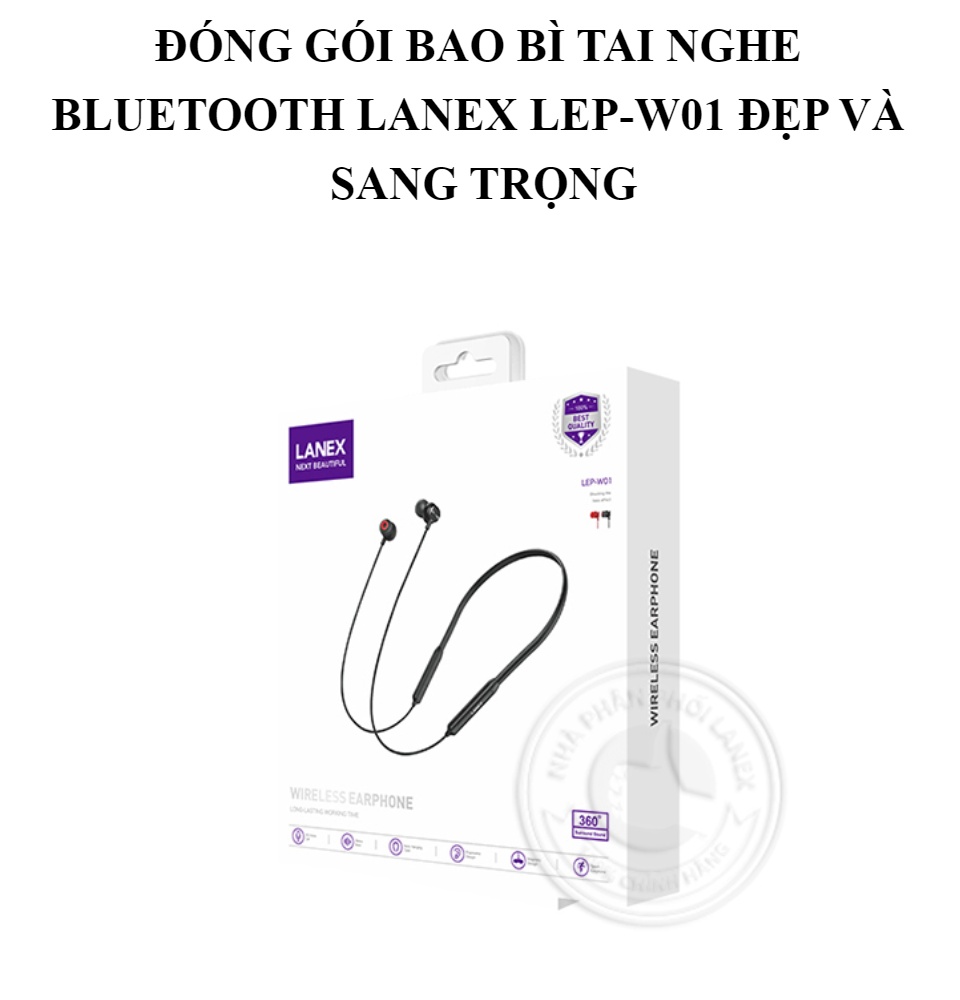 Tai nghe Bluetooth LANEX LEP-W01
