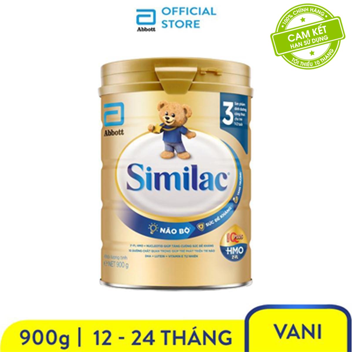 SỮA SIMILAC EyeQ/Gold Lable SỐ 3 900G 1-3 TUỔI