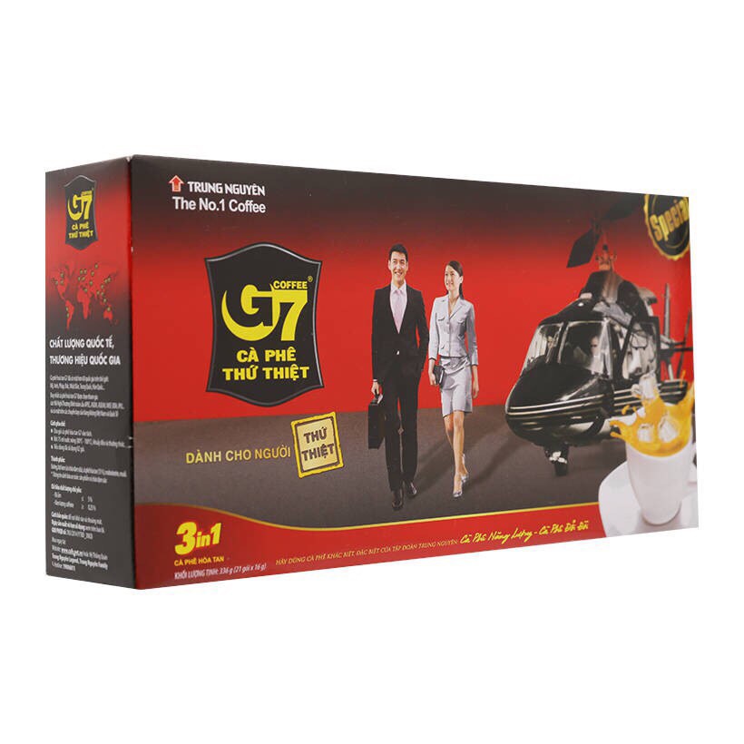 Cà phê Trung Nguyên đen 16g 21 gói combo 2 hộp