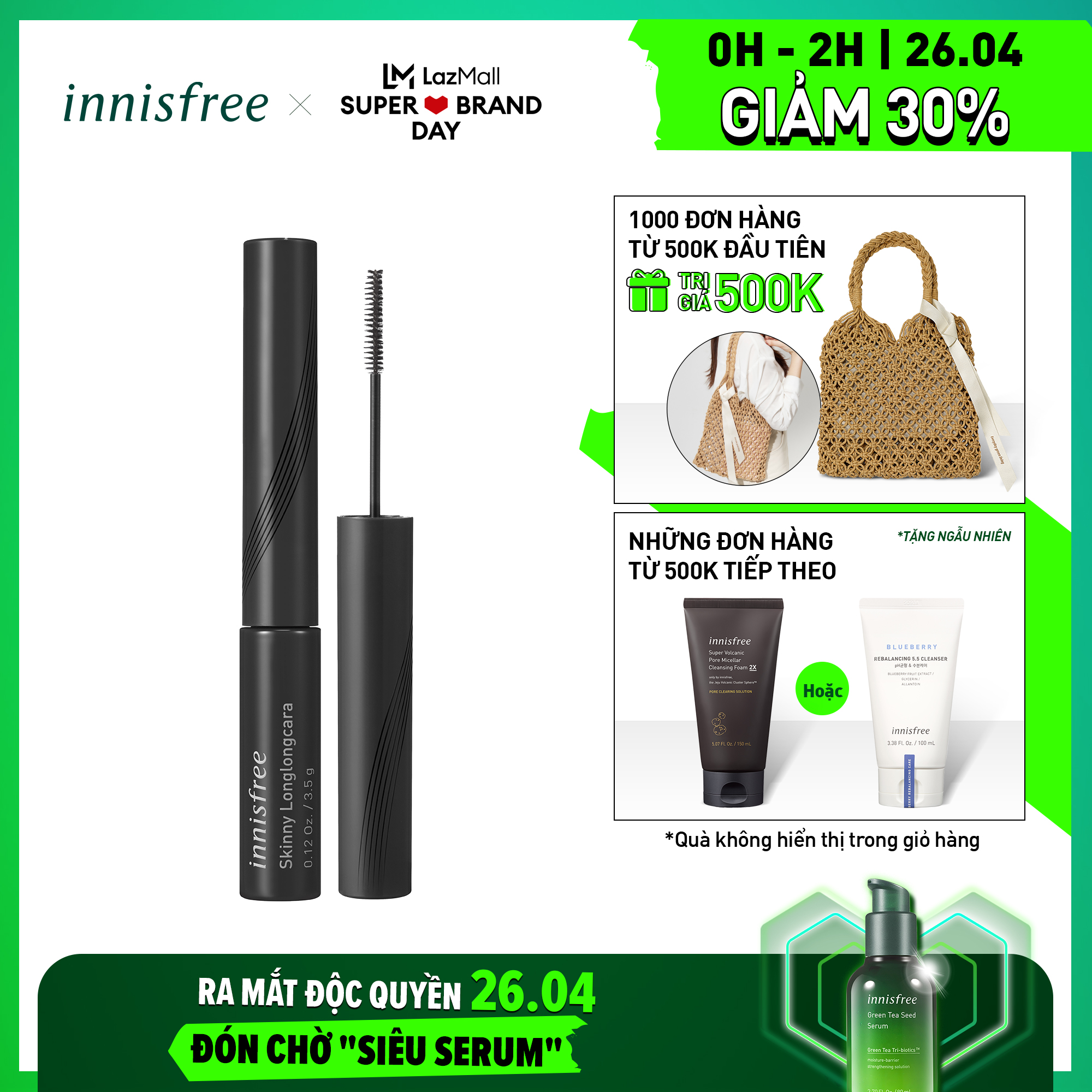 Mascara Skinny LongLongCara Innisfree