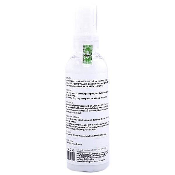 Serum bạc hà Milaganics Hỗ Trợ Trị Gàu