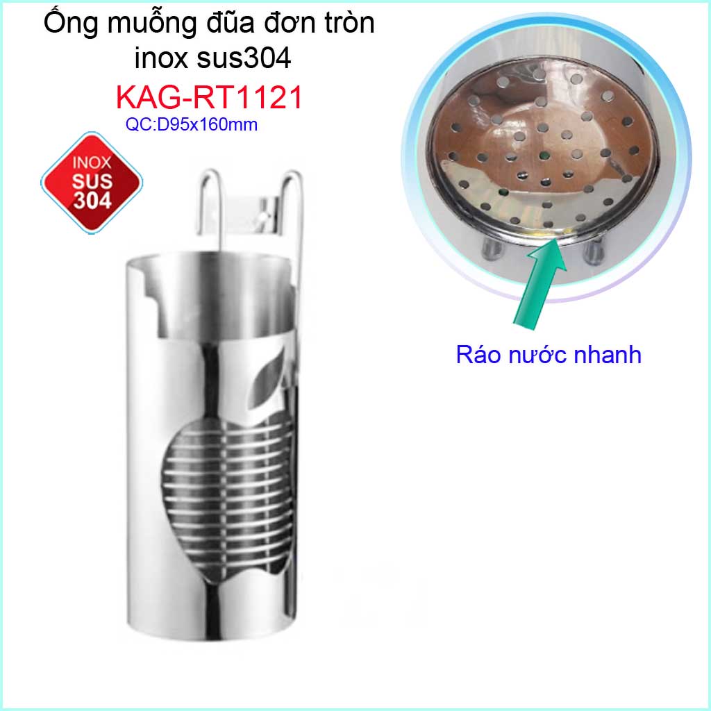 ỐNG ĐỰNG ĐŨA NHÀ BẾP INOX KAG-RT1121