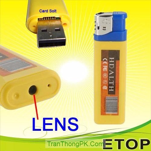 Camera hình bật lửa