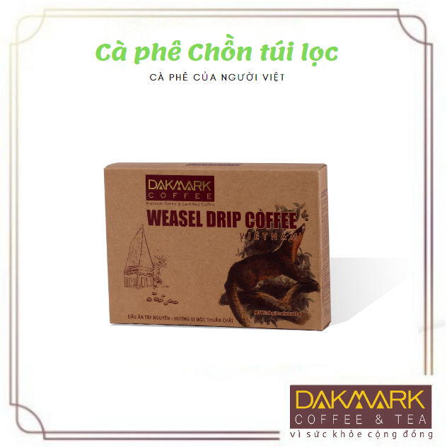 Cà phê chồn DakMark túi lọc