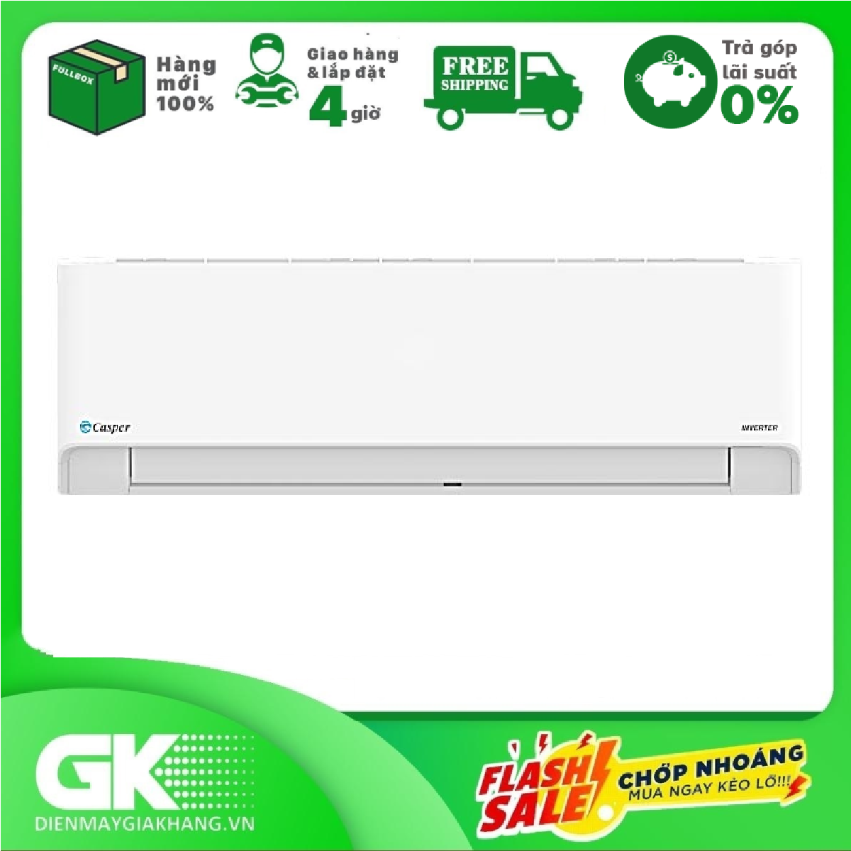 Máy lạnh/điều hòa Casper HC-09IA32 Inverter 1.0 HP