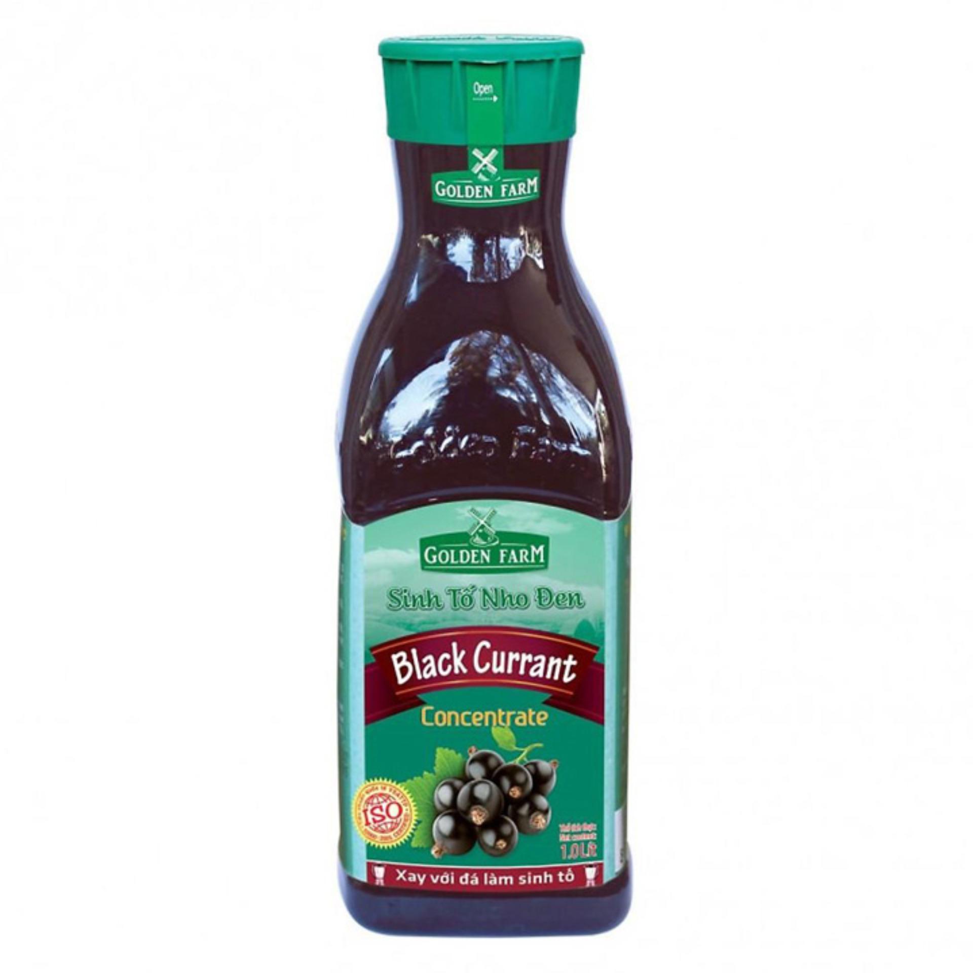 Sinh tố Golden Farm Nho 1l