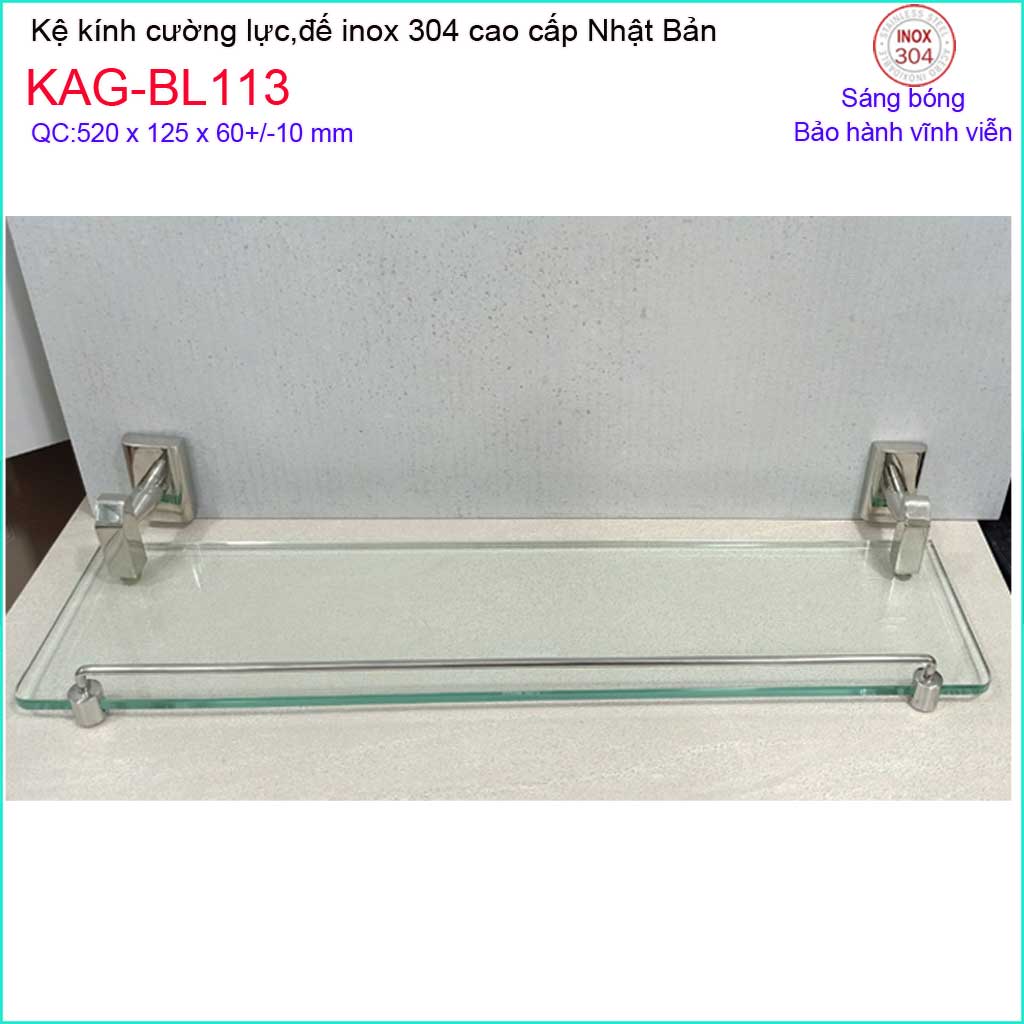 KỆ KÍNH NHÀ TẮM KAG-BL113