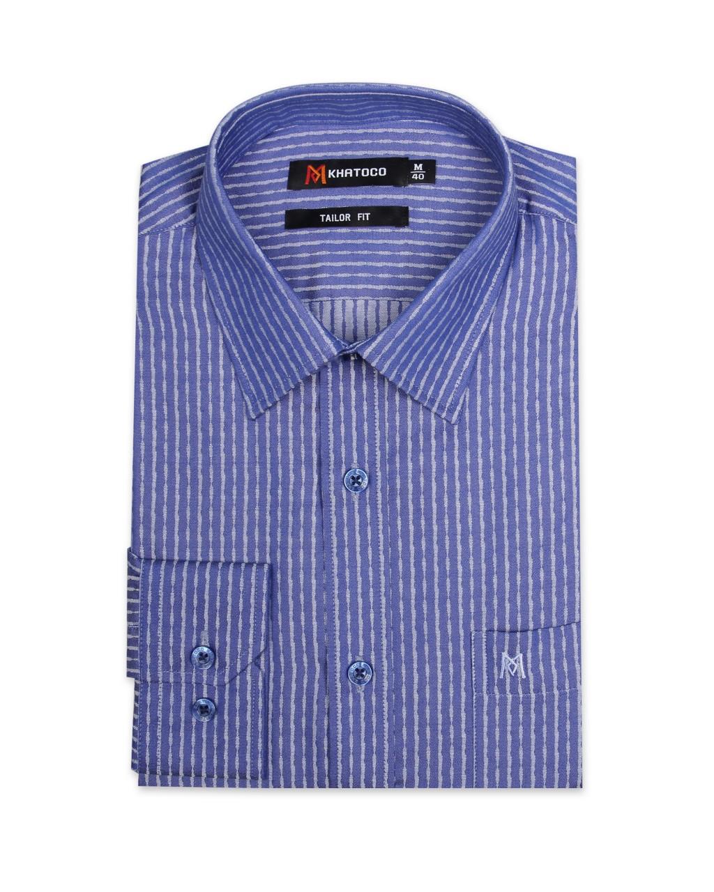Áo sơ mi nam Khatoco A1MD388T1