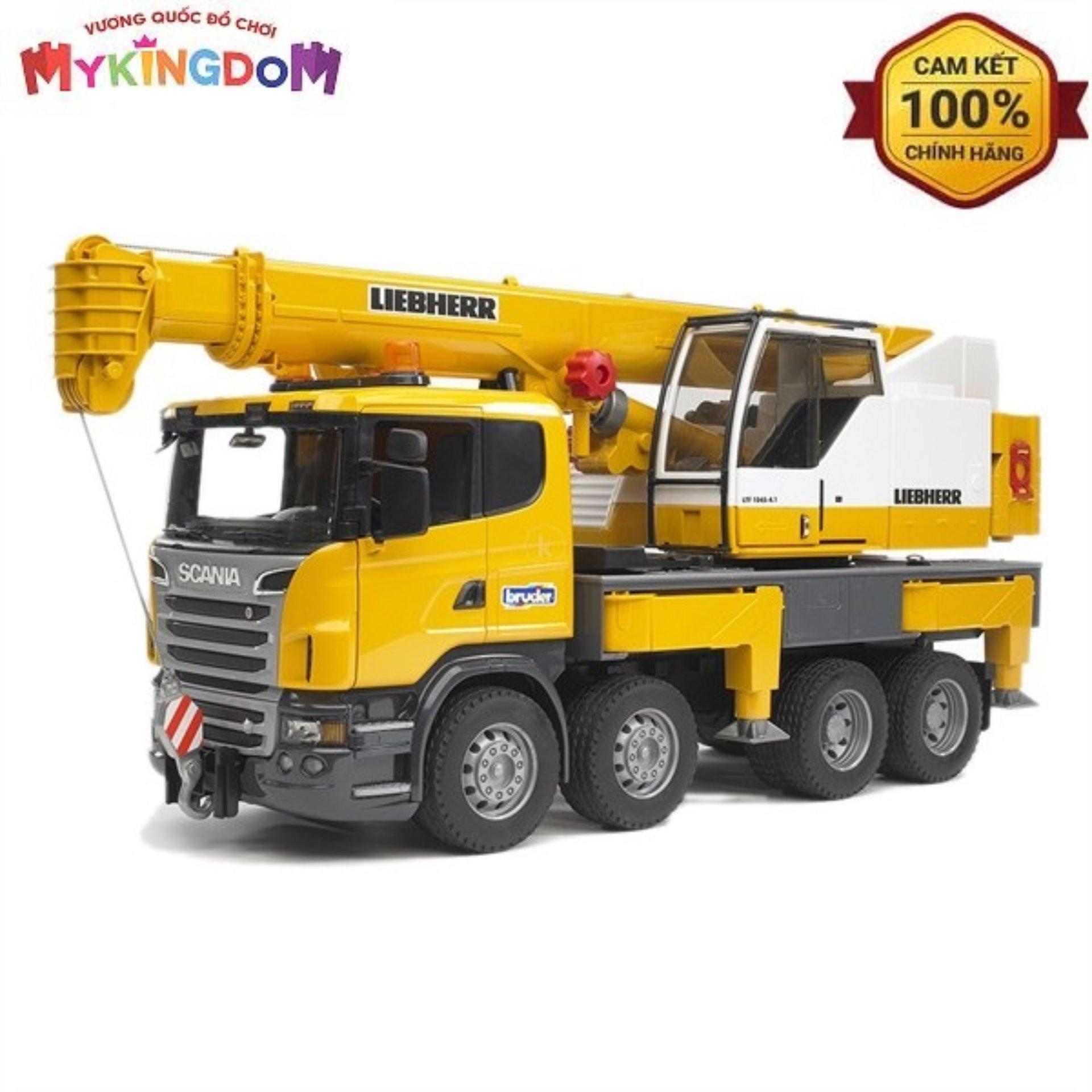 Xe tải cần cẩu SCANIA tỉ lệ 1:16