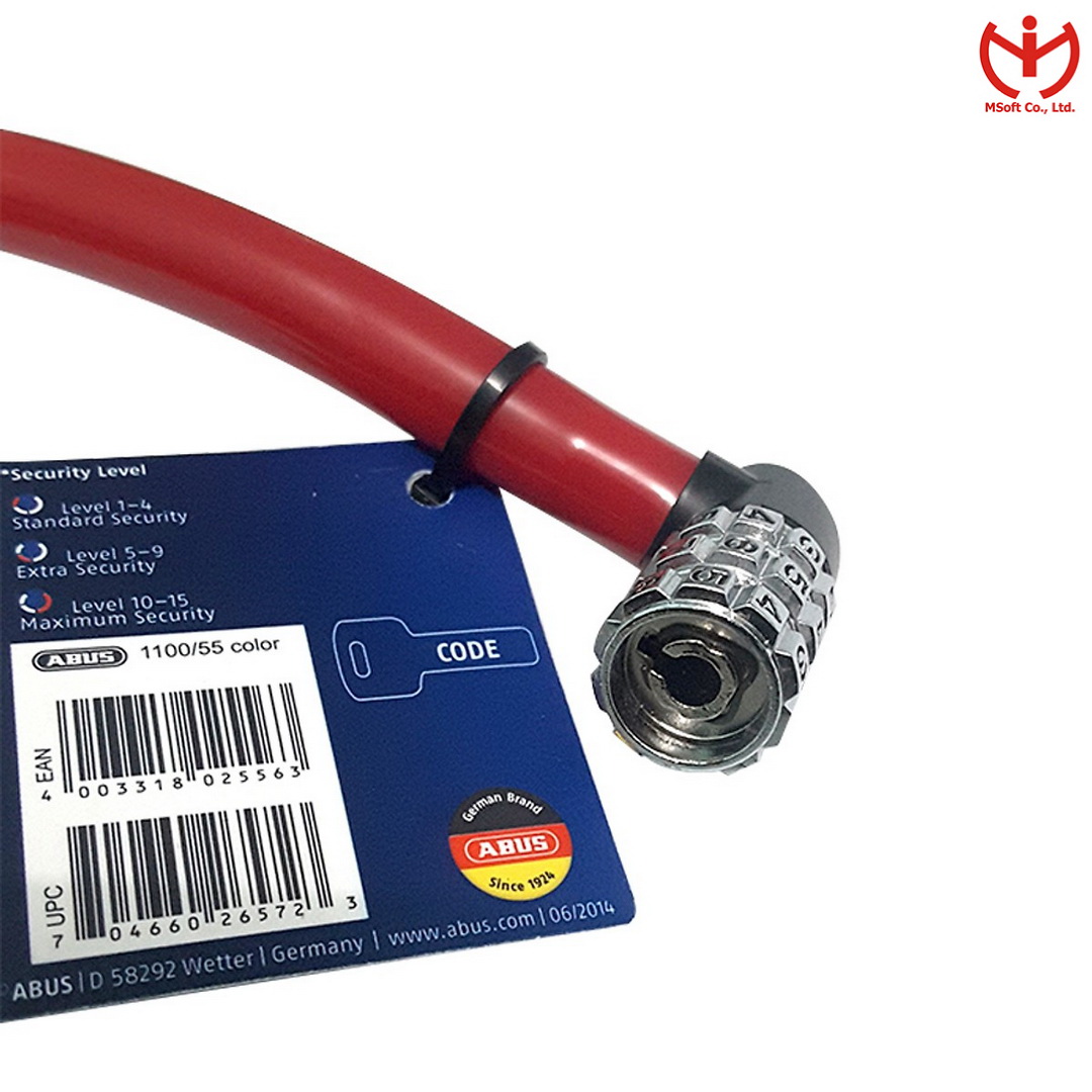 Khóa dây Abus Cable Lock 1100/55