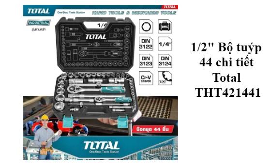 Bộ tuýp Total THT421441 44 chi tiết