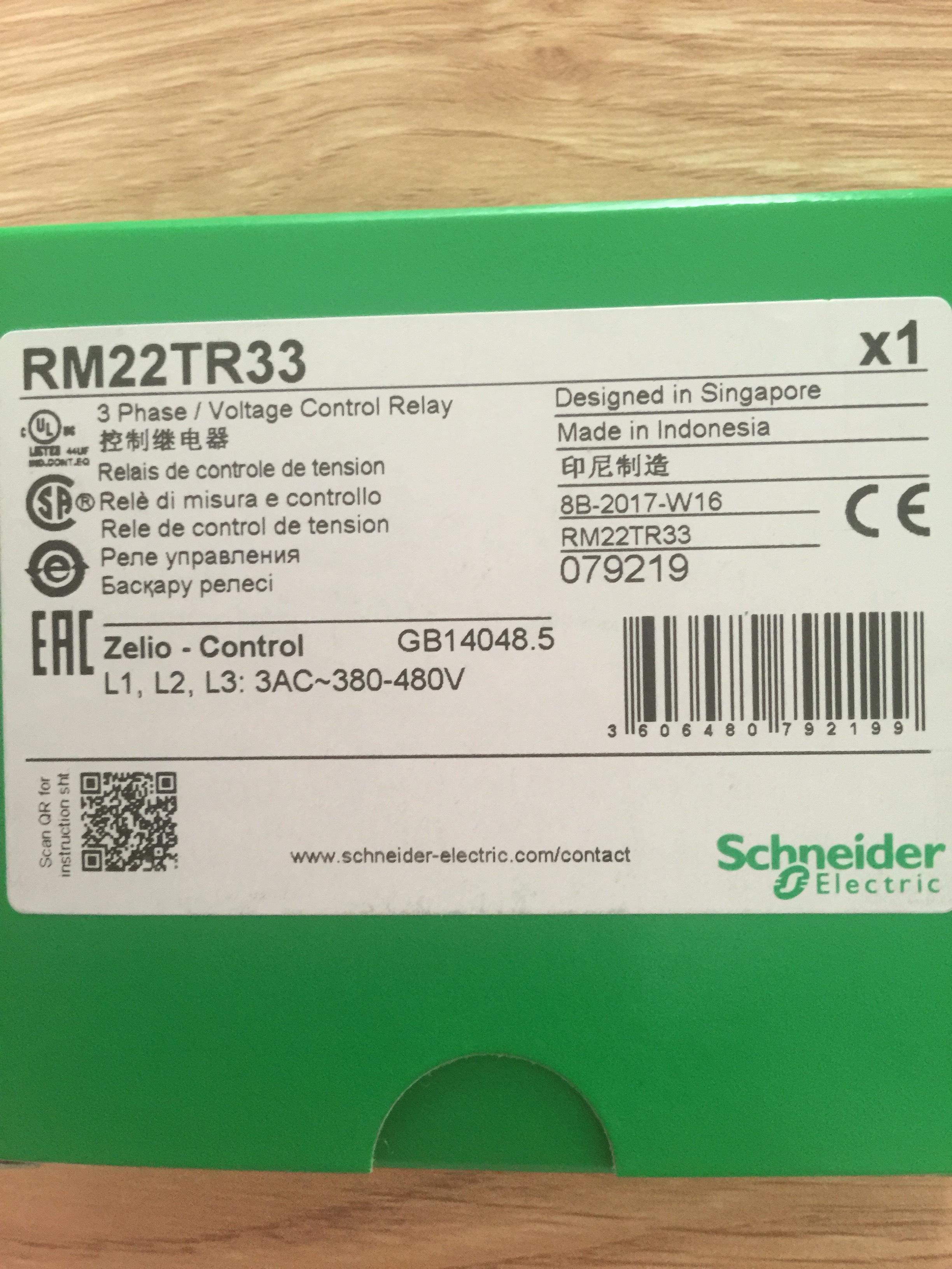 Rơ Le Bảo Vệ Mất Pha Schneider RM22TR33
