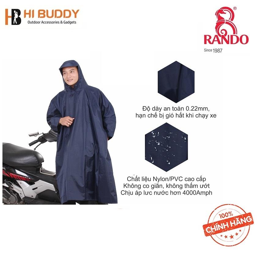 ÁO MƯA RANDO PONCHO VẢI BEST APNS-22
