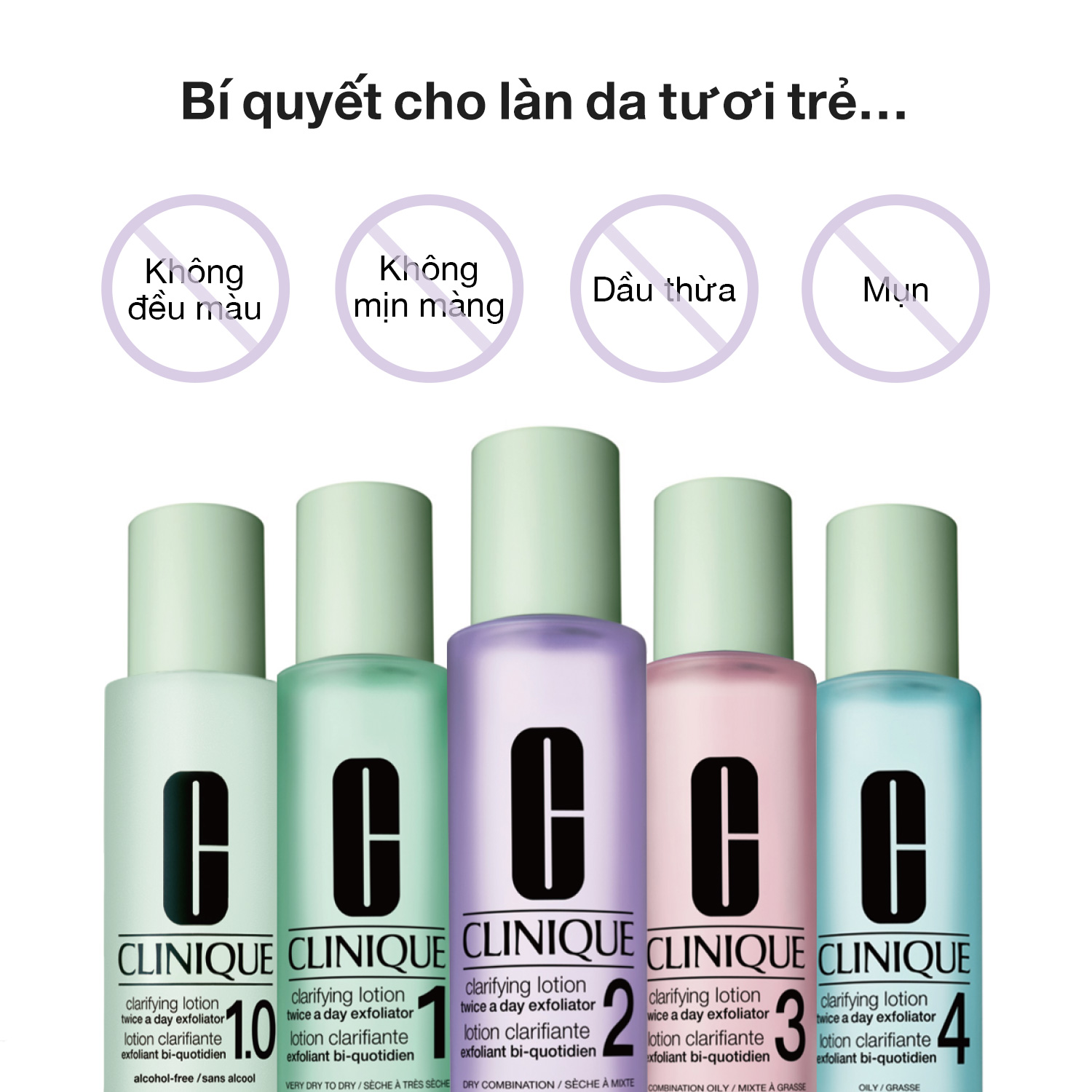 Nước cân bằng da Clinique Clarifying Lotion 3 200ml