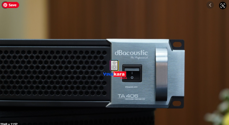 Cục đẩy công suất 4 kênh DBacoustic TA 406