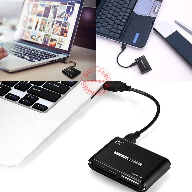 Đầu Đọc Thẻ Nhớ Đa Năng SSK SCRM025