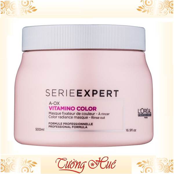 Kem hấp chăm sóc và bảo vệ màu tóc nhuộm L'Oreal Vitamino Color A-OX 500ml