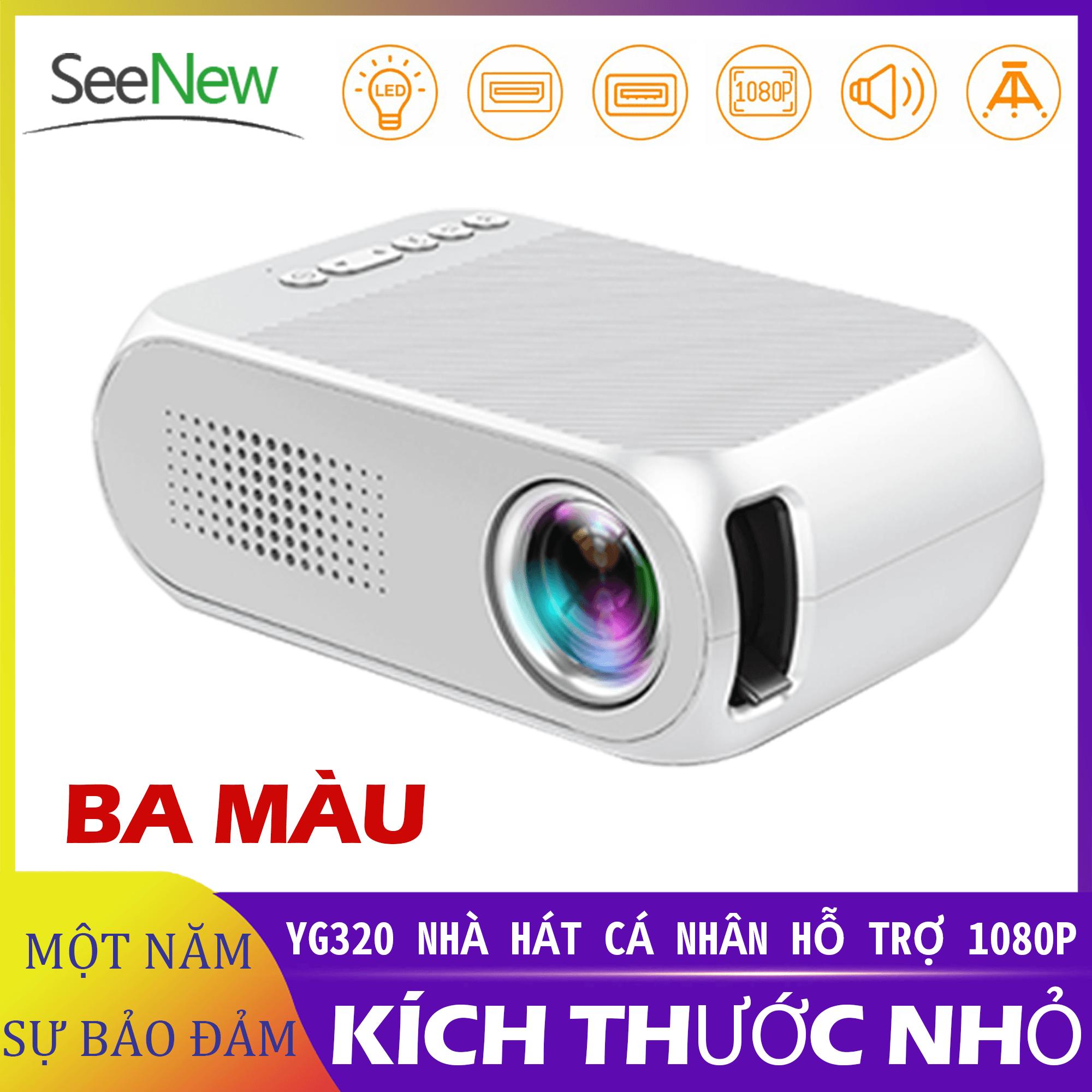 Máy chiếu mini YG320 led nhỏ gọn 1080p