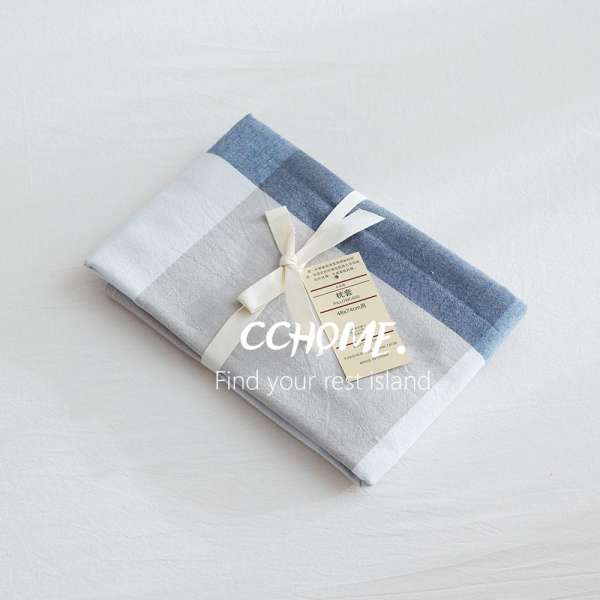 Bông Giặt Nước Vỏ Gối Đơn 100% Cotton Màu Kẻ Sọc 100% Cotton Vỏ GốI Hai Chỉ Giản Lược 48*74 Cặp Duy Nhất