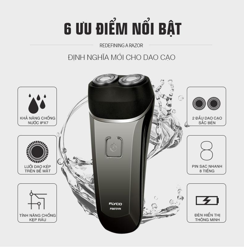 Máy cạo râu Flyco FS873VN
