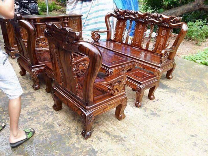 Bộ bàn ghế chạm khắc minh quốc đào